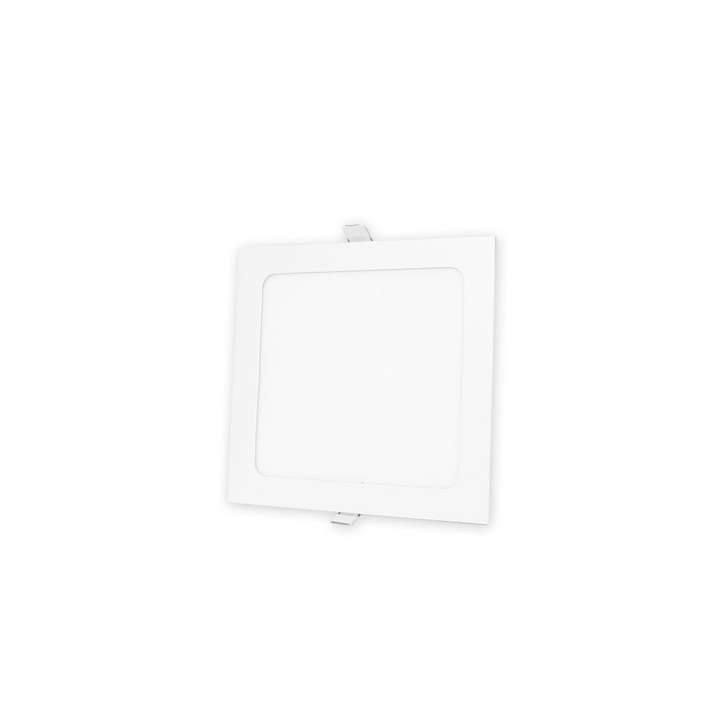 Plafón Led JWJ JLPC-15 de 15 W Empotrable de Forma Cuadrada y Slim