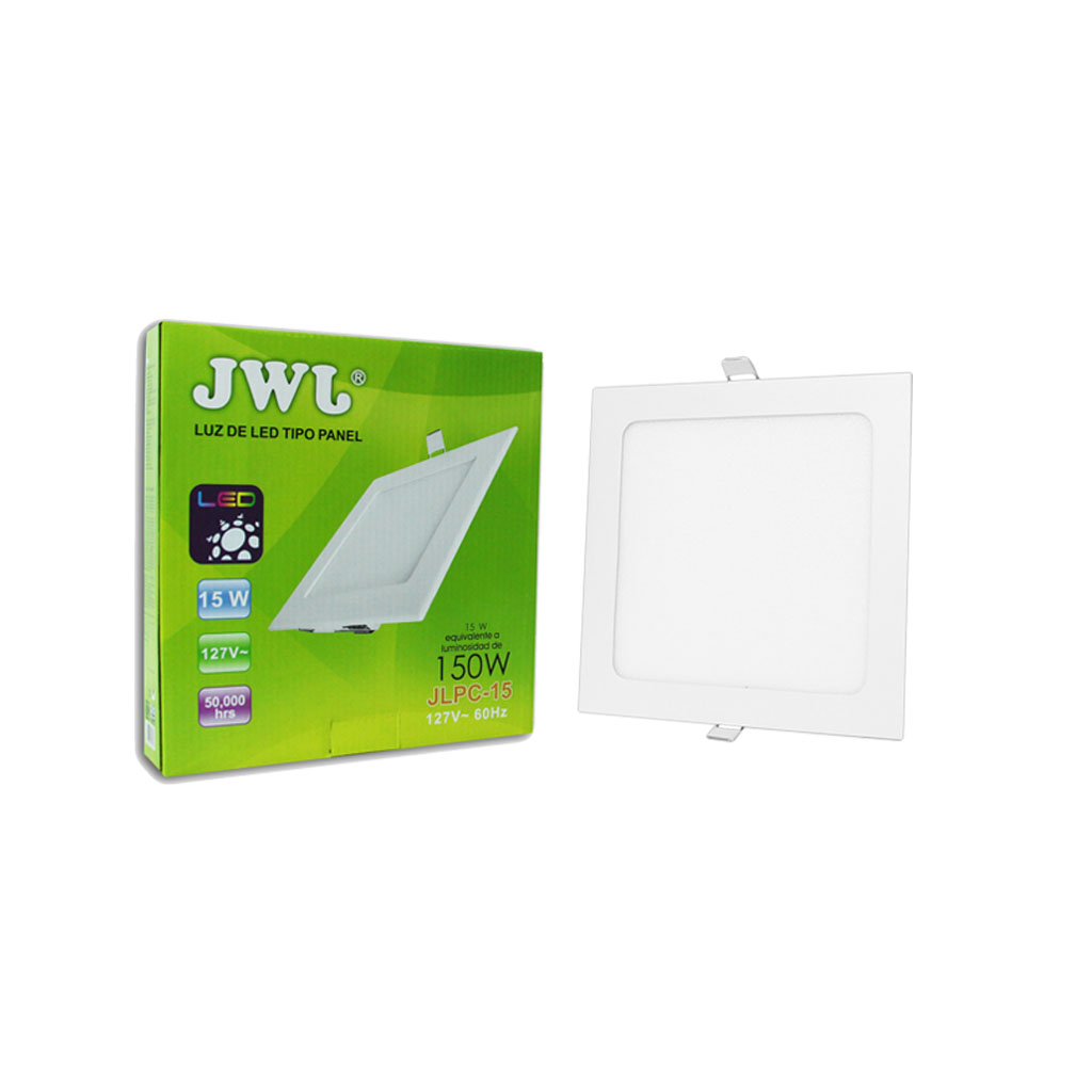 Foto 3 pulgar | Plafón Led JWJ JLPC-15 de 15 W Empotrable de Forma Cuadrada y Slim