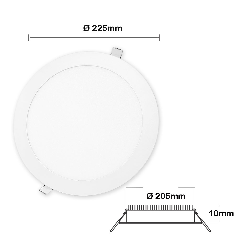 Foto 4 pulgar | Plafón Led JWJ Jlpr-18b de 18 W Empotrable de Forma Redonda