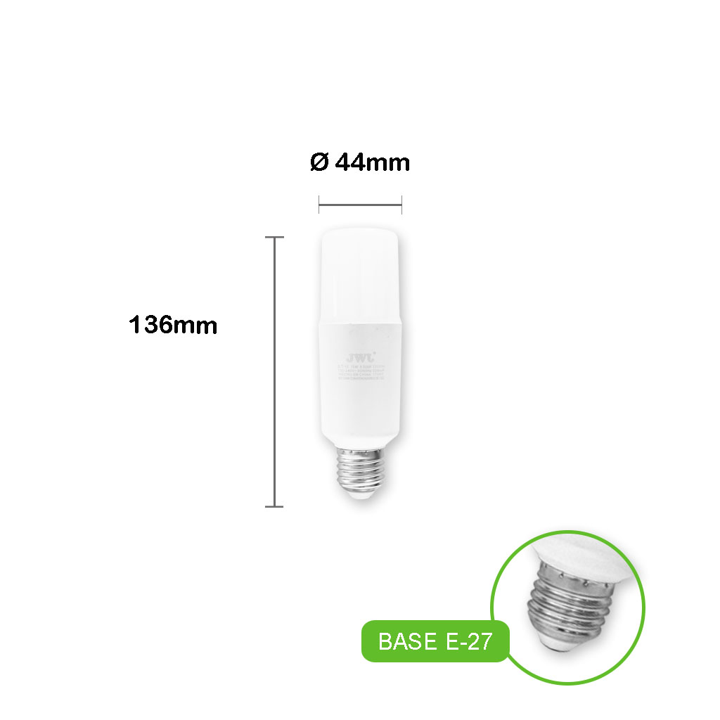 Foto 3 pulgar | Paquete de 2 Focos Led JWJ Jlt-15 Tipo Bulbo Luz Blanca