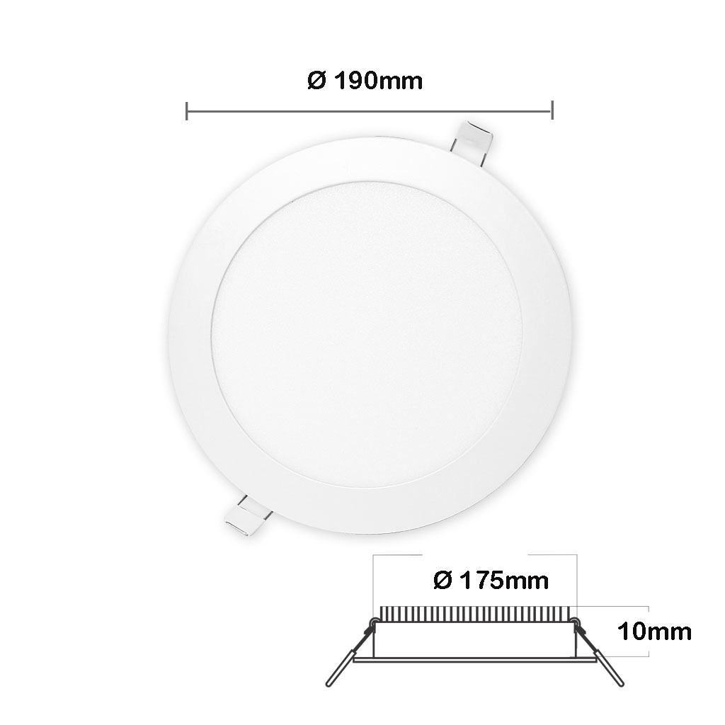 Foto 4 pulgar | Plafón Led JWJ Jlpr-15b de 15 W Empotrable de Forma Redonda