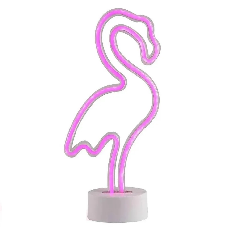 Lámpara Led Diseño de Flamingo