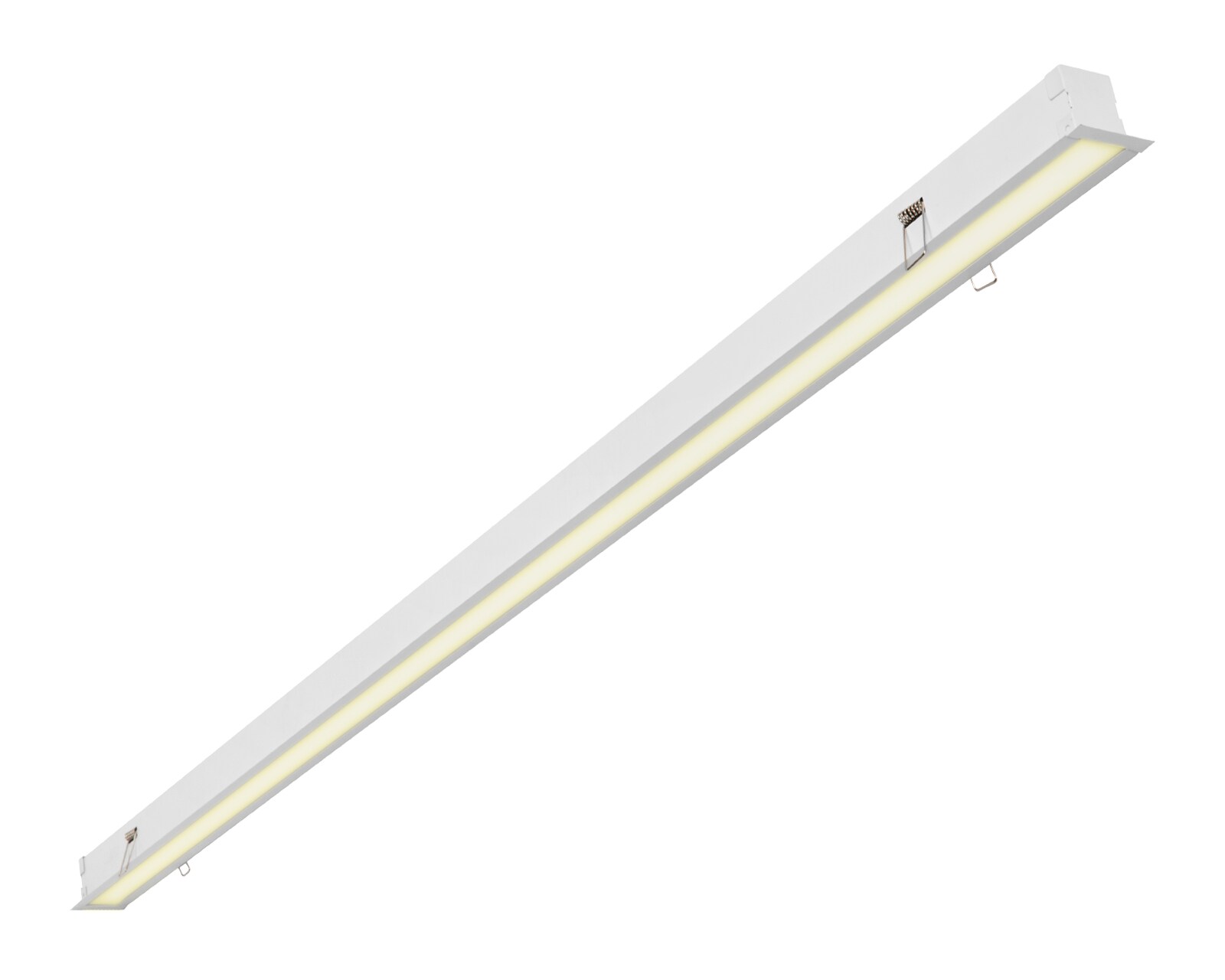 Regleta Led Empotrable Luz Cálida Illux Tl1509 Color Blanco 18 Watts