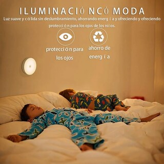 Foto 3 | Luces Nocturnas con Sensor de Movimiento Malubero Malu477 color Blanco con Usb Recargables 3 Piezas