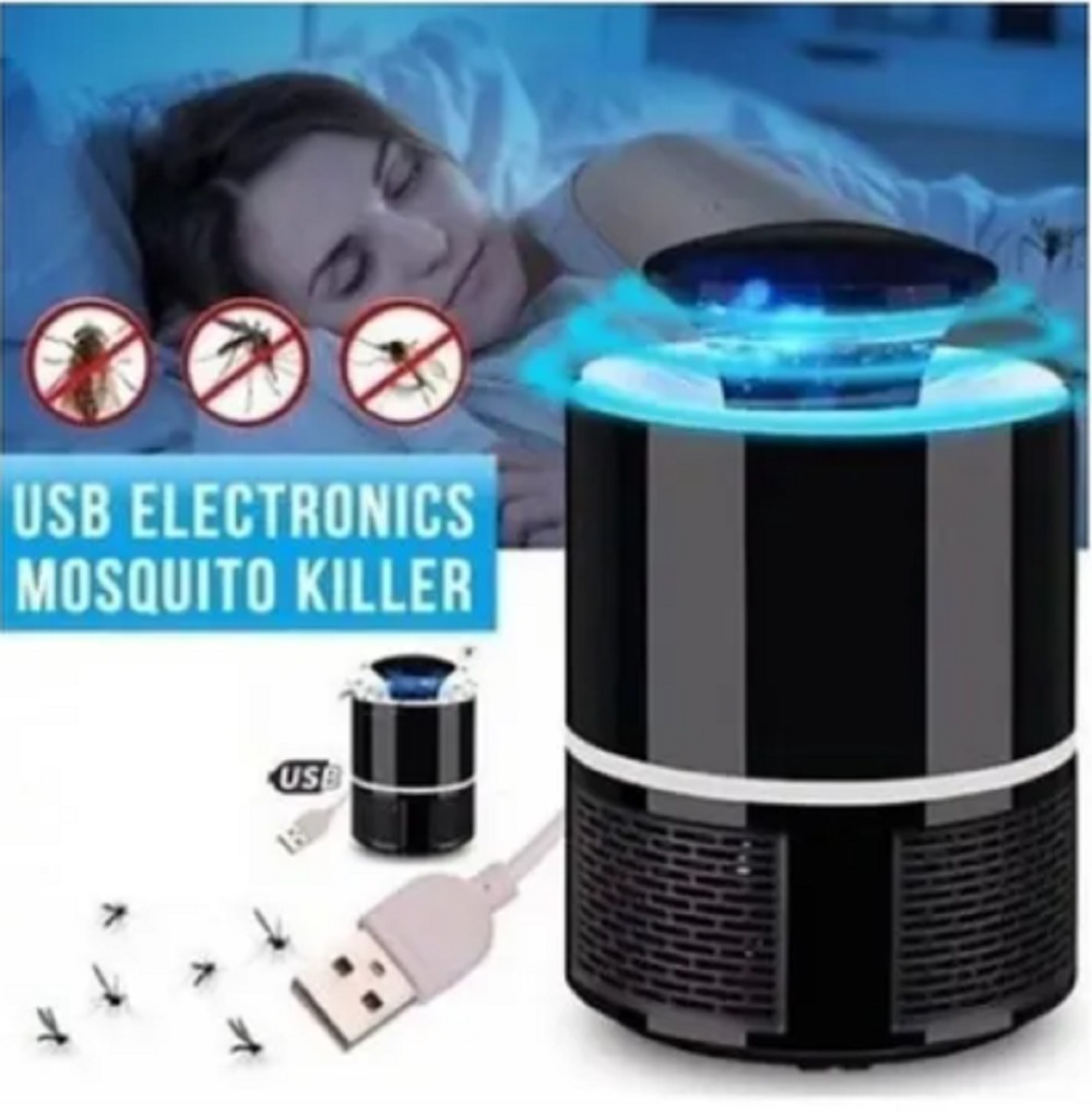 Foto 3 pulgar | Lámpara Led Uv con Trampa Mata Mosquitos color Negro Portátil con USB