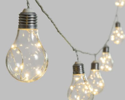 Foto 3 | Serie de 10 Luces Led de 8.5x5 cm Chic Fantasy Vintage color Blanco