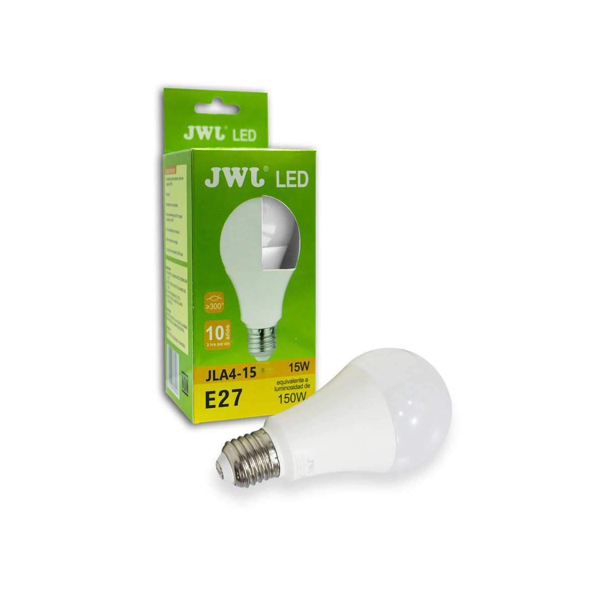 Foto 2 pulgar | Paquete de 2 Focos Led Jla4-15 tipo Bulbo Omnidireccional de 15 w Luz Cálida