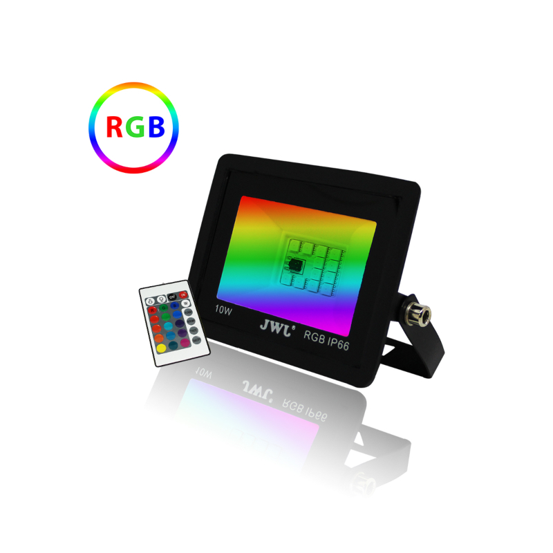 Foto 3 pulgar | Reflector Led Luz Rgb 10w Jwj Jlre-10rgb