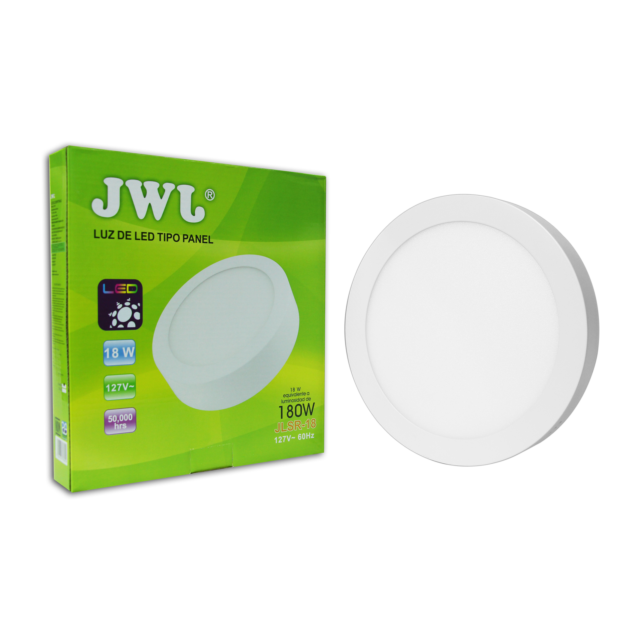 Luminaria Led de Sobreponer 18w Jwj Jlsr-18c Luz Cálida