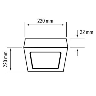 Foto 5 | Lámpara de Interior Led para Sobreponer 18 W Luz de Día Tecnolite color Blanco