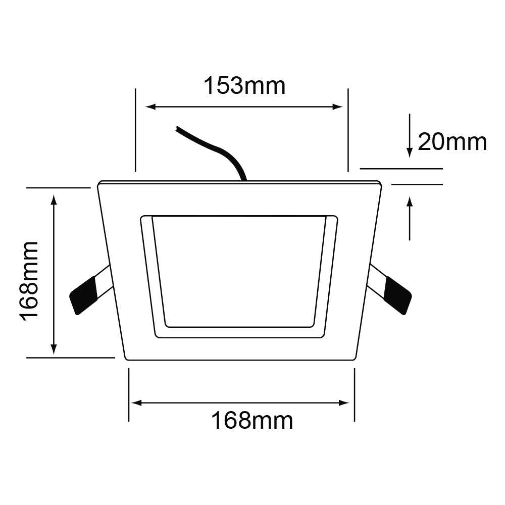 Foto 5 | Lámpara de Interior Tecnolite 12YDLED431MV65B color Blanco para Empotrar 12 W Luz de Día