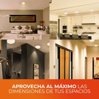 Foto 4 | Lámpara de Interior Led para Sobreponer 10 W Luz Suave Cálida Tecnolite color Blanco