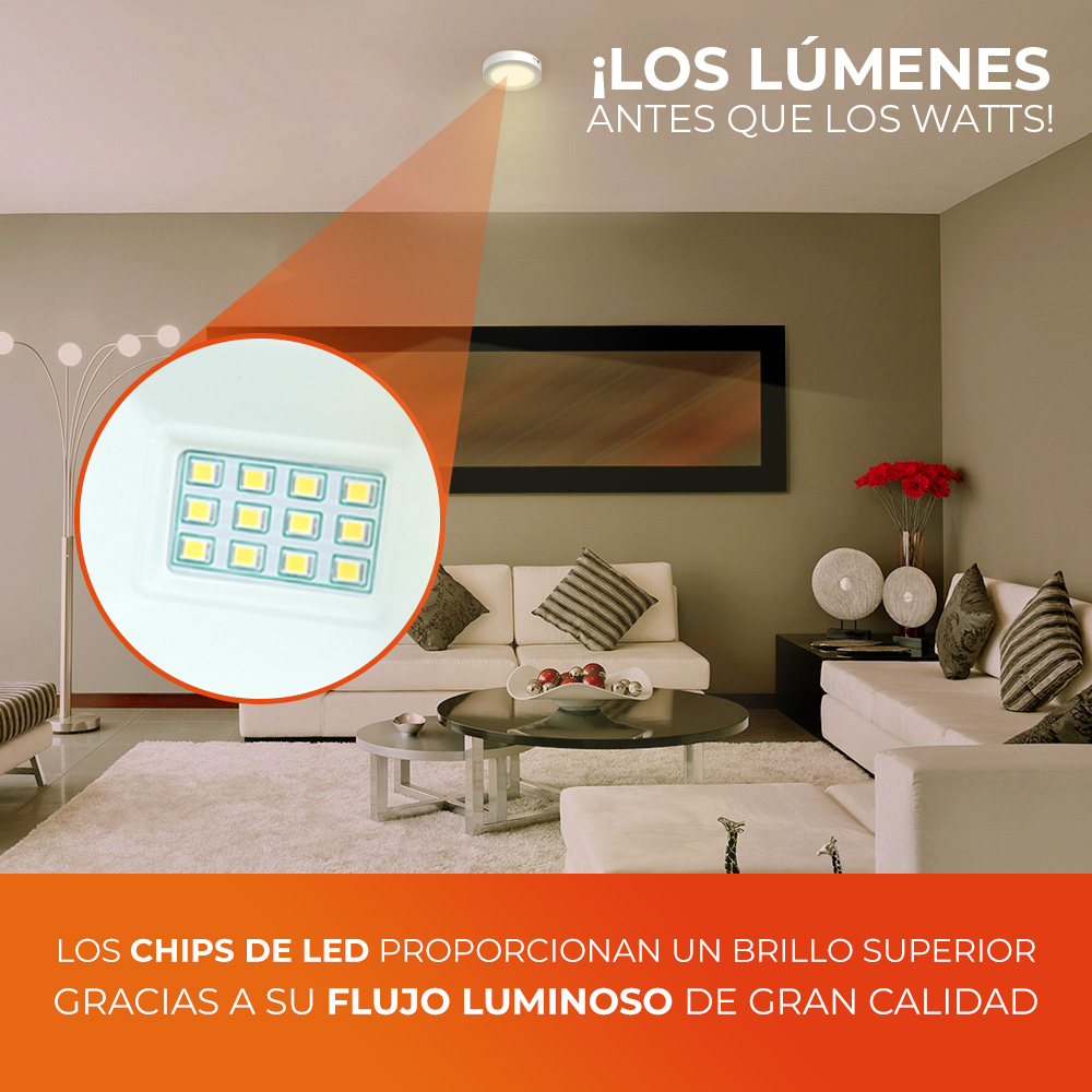 Foto 8 pulgar | Lámpara de Interior Led para Sobreponer 12 W Luz Suave Cálida Tecnolite color Blanco