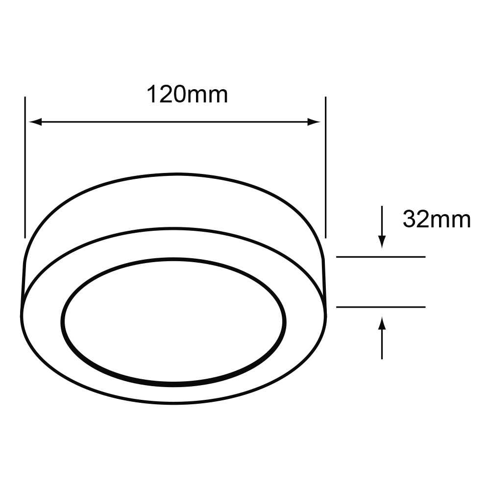 Foto 6 pulgar | Lámpara de Interior Led para Sobreponer 6 W Luz Suave Cálida Tecnolite