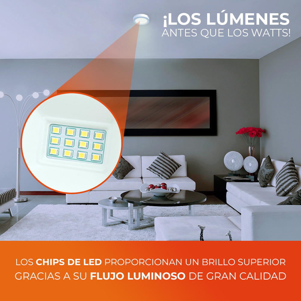 Foto 7 | Lámpara de Interior Led para Sobreponer 12 W Luz de Día Tecnolite color Blanco