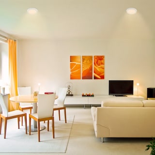 Foto 3 | Lámpara de Interior Led para Sobreponer Tecnolite color Blanco de 20 W Luz Suave Cálida