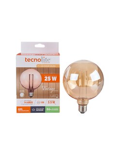 Foto 2 | Foco Led Vintage Atenuable 3.5 W Luz Suave Cálida Tecnolite color Amarillo Base E27