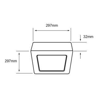 Foto 5 | Lámpara de Interior Led para Sobreponer 24 W Luz de Día Tecnolite color Blanco