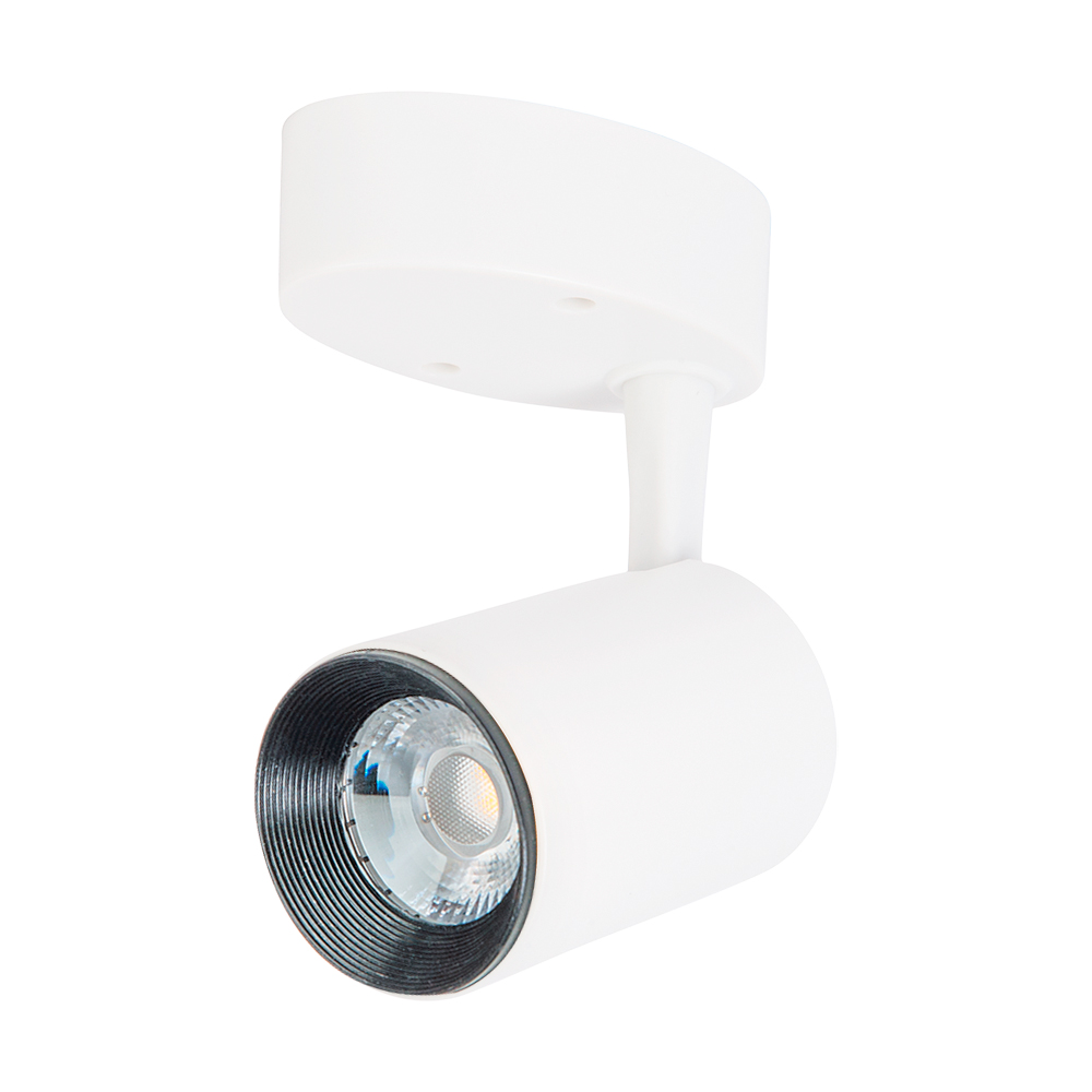 Lámpara de Interior Spot Led para Sobreponer 7 W Luz Suave Cálida Dirigible Tecnolite color Blanco