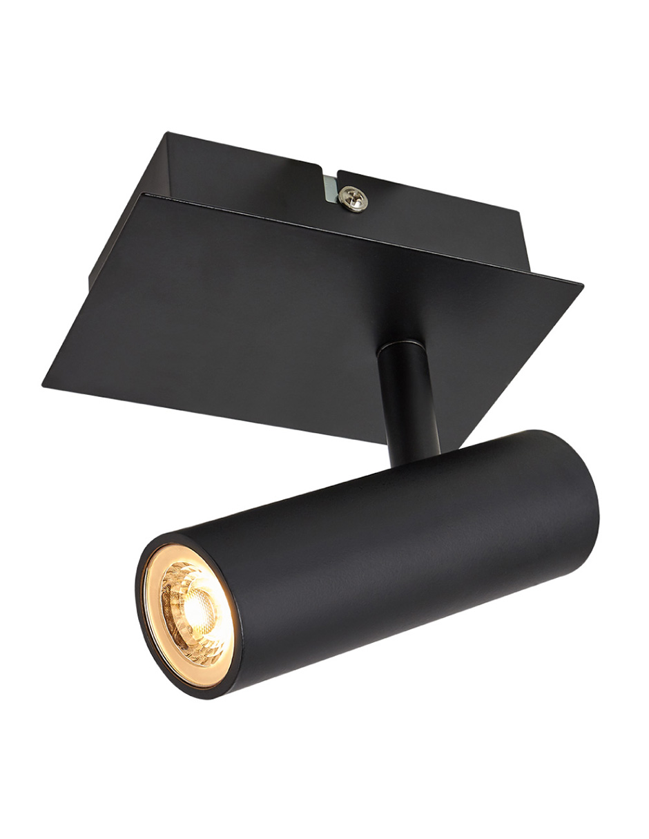 Foto 3 pulgar | Lámpara de Interior Spot Led para Sobreponer 6 W Luz Suave Cálida Dirigible Tecnolite color Negro
