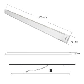 Foto 2 | Paquete 10 Lámparas Led Jwj Jlgs-40 de Sobreponer Slim 40w Luz Blanca