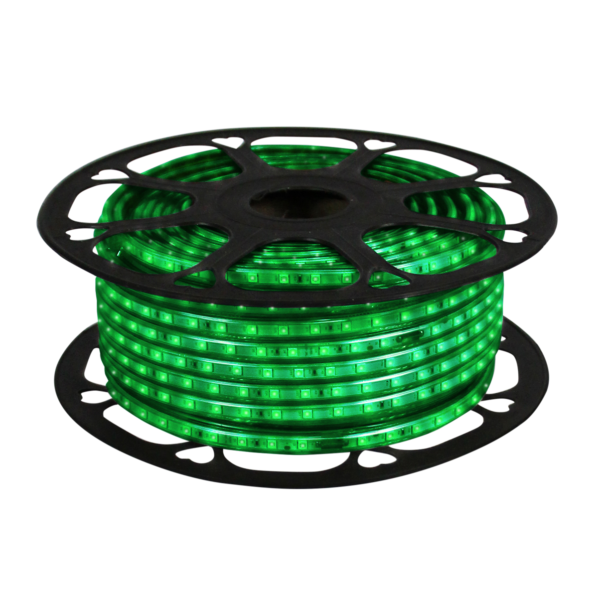 Manguera de Luz Led Jwj Juml-5050v color Verde de 50 m