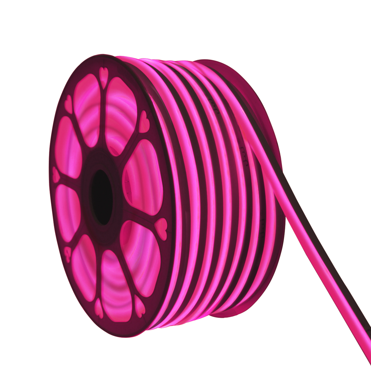 Manguera de Luz Led Neón Jwj Juml-2835-0350 color Rosa de 50 m