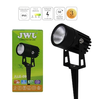 Foto 3 | Luminaria de Led Tipo Estaca 9w Luz Cálida JWJ Jlle-9