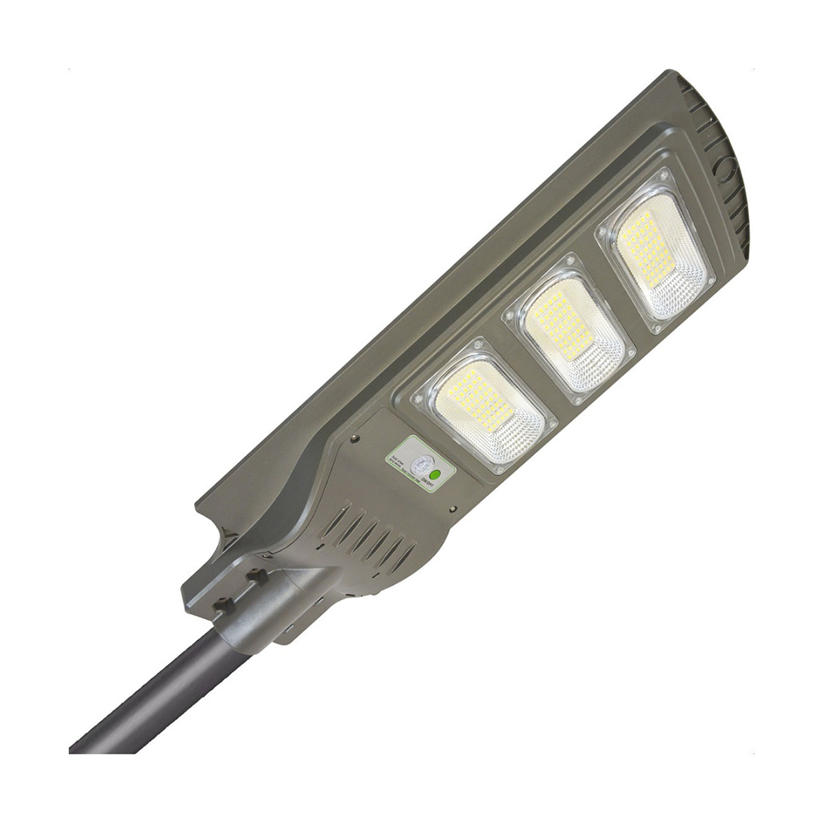 Lámpara Solar Led 90 W Panel Solar Alumbrado Público Sensor Movimiento