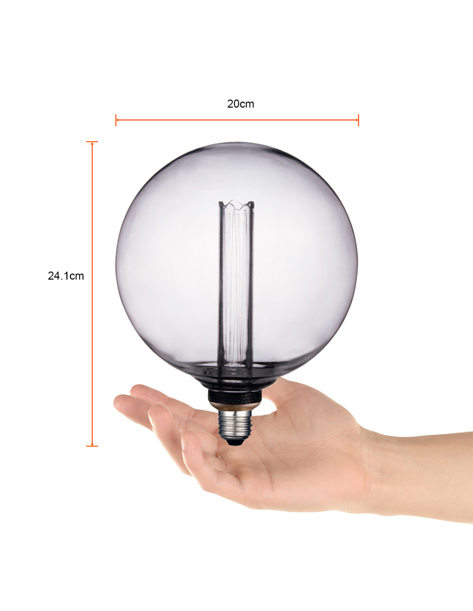 Foto 4 pulgar | Foco Led Vintage Tecnolite color Gris Atenuable 3.5 W Luz Suave Cálida Base E27