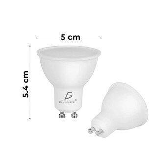 Foto 2 | Foco Inteligente con Wifi Ele-gate Led.gu10 color Blanco