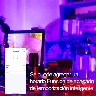 Foto 2 | Lámpara de Mesa Foco Proyector Inteligente Galaxia
