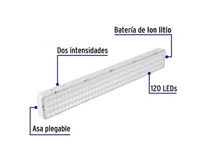 Foto 2 | Lámpara Led de Emergencia Volteck de 1000 Lm Recargable