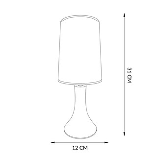 Foto 6 | Lámpara de Mesa Mil Luces LMP- KENJI-005 color Plata