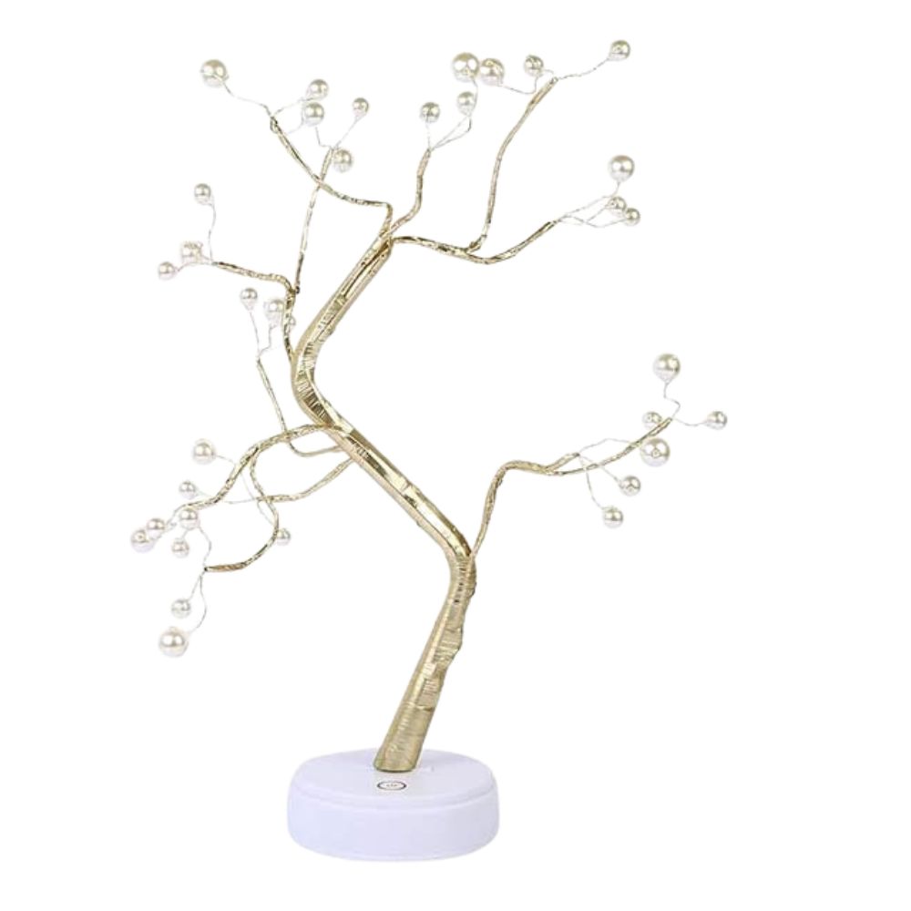 Lámpara LED GADGETS AND FUN en Forma de Árbol con Ramas Ajustables RGB y Pequeñas Perlas