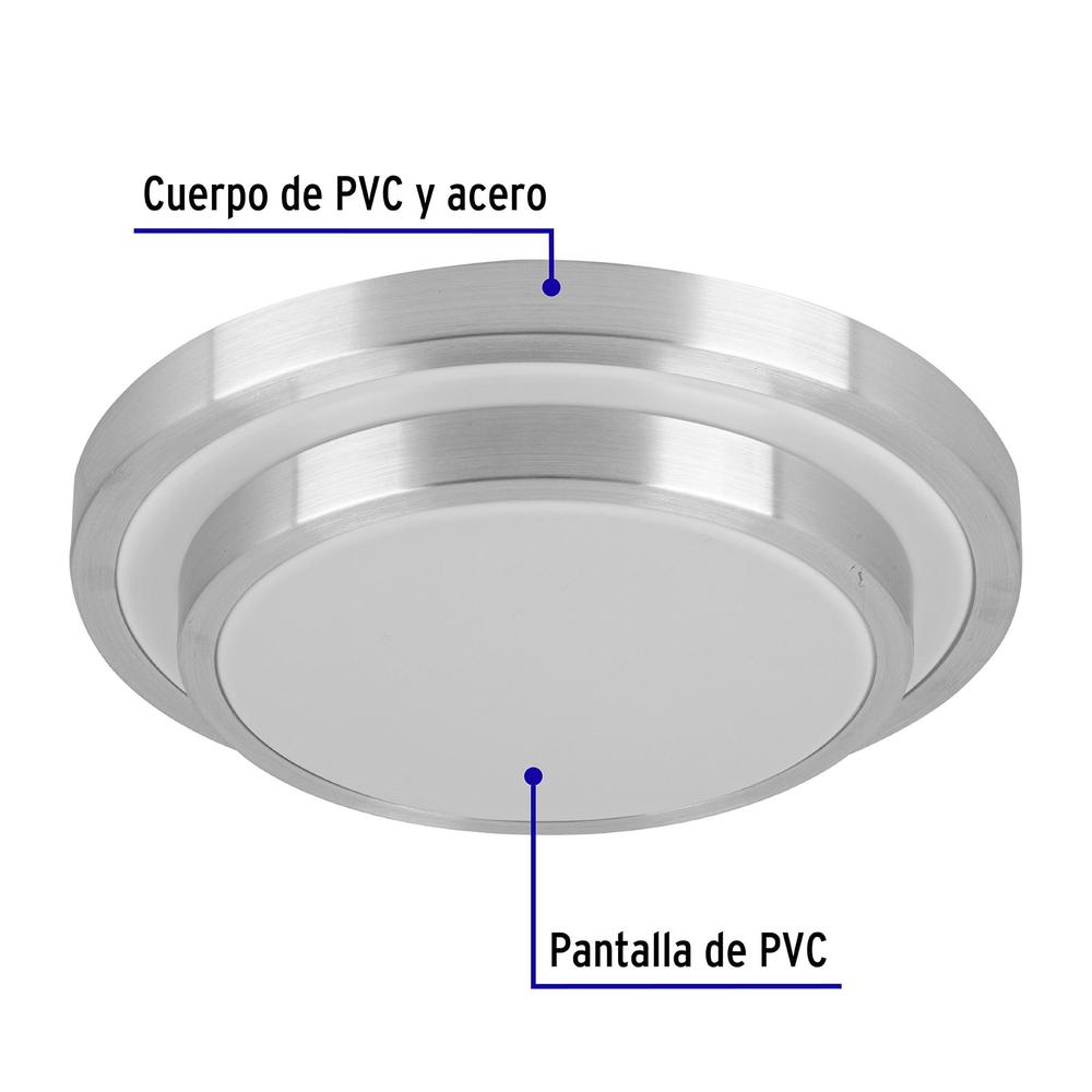Foto 3 pulgar | Luminario Led 18 W Truper PLA-703L color Blanco