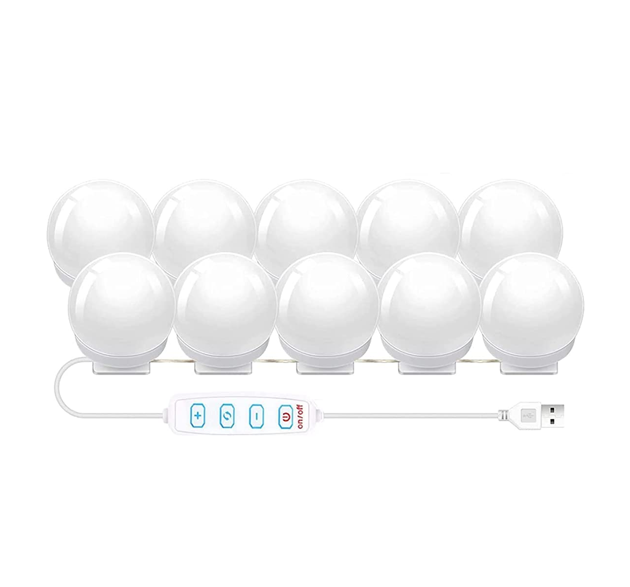 Focos Led para Espejo Eo Safe Imports ESI-5242 color Blanco 10 Piezas