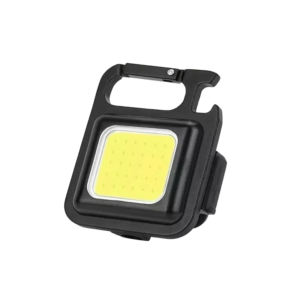 Foto 2 pulgar | Mini Linterna LED BELUG Llavero Lámpara de Mano USB Recargable Negro