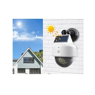 Foto 4 | Luz De Calle Solar Con Cámara Analógica De 40 Led Blanco