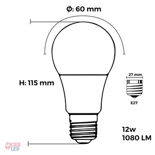 Foto 5 | Focos Led Hee de 12 W 4 Piezas