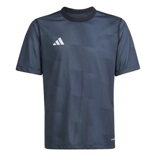 Foto 1 | Camiseta Adidas Doble Vista 24 Negra para Niña