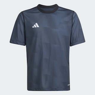 Foto 3 | Camiseta Adidas Doble Vista 24 Negra para Niña