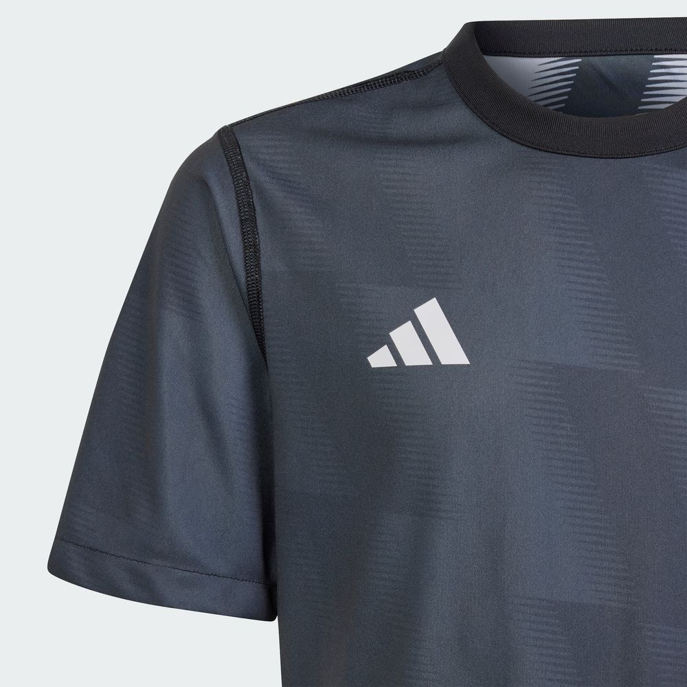 Foto 6 pulgar | Camiseta  Adidas Doble Vista 24 Negra para Niña