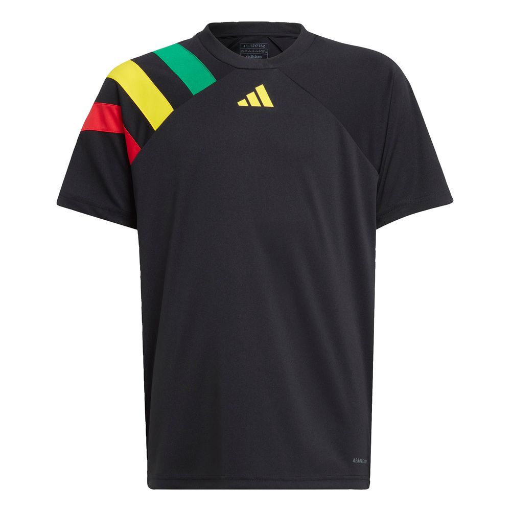 Foto 2 pulgar | Playera Adidas Fortore 23 Negra para Niño