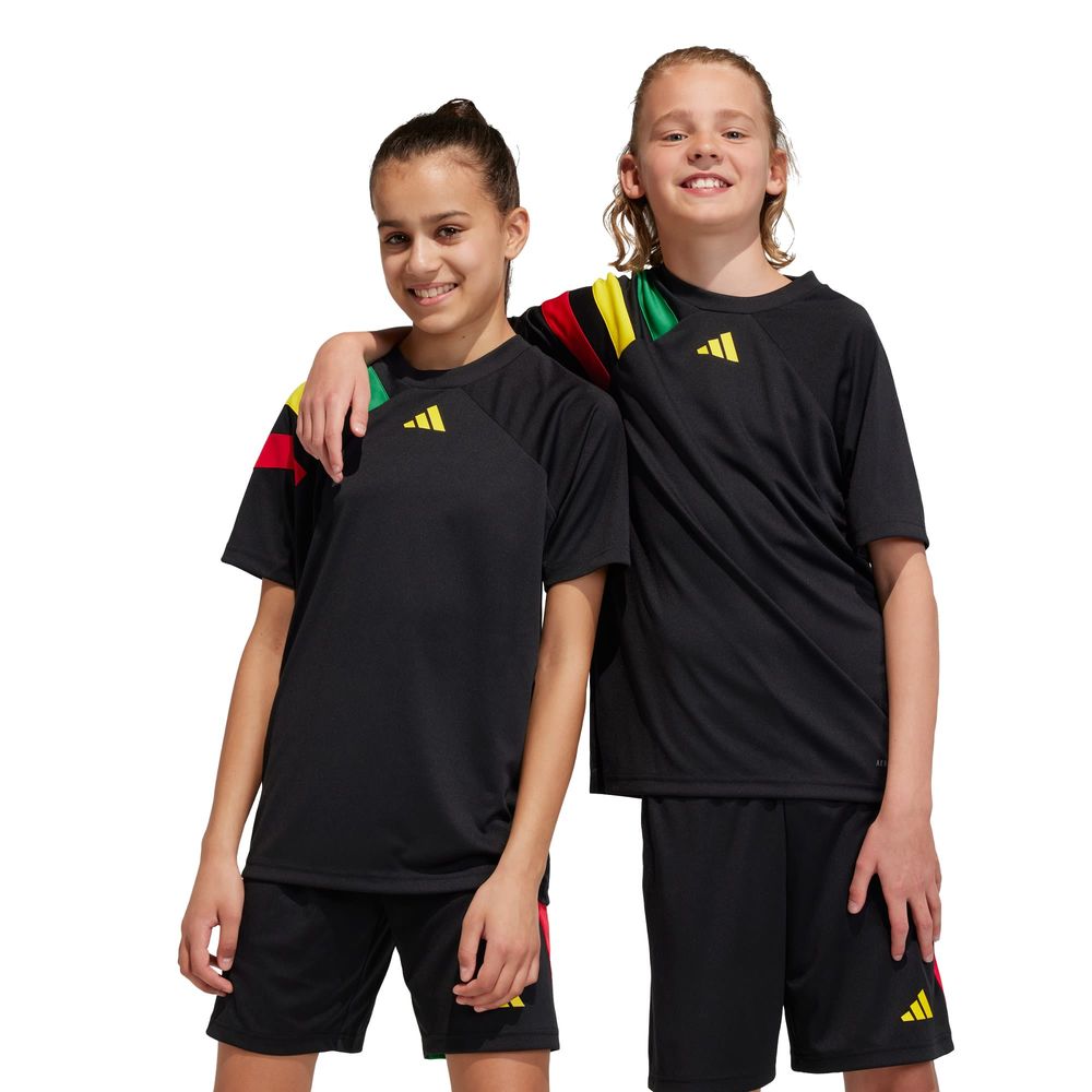 Foto 3 | Playera Adidas Fortore 23 Negra para Niño