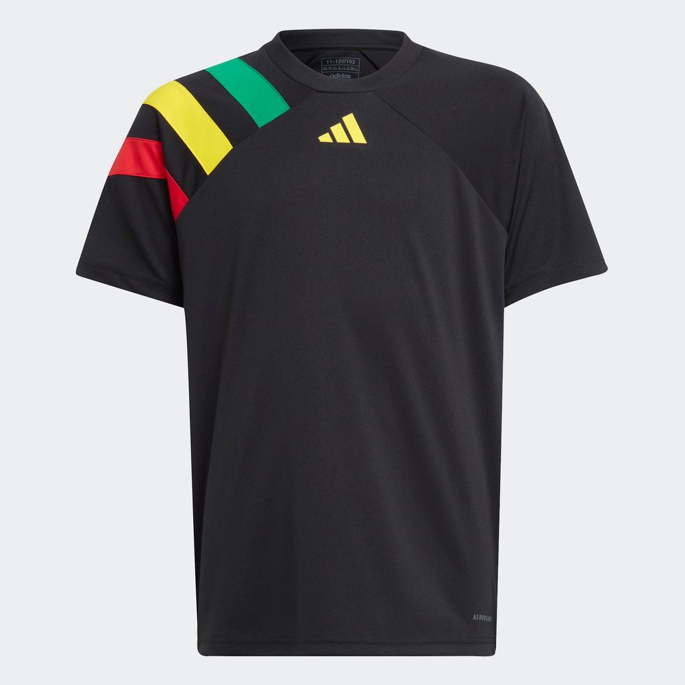 Foto 4 | Playera Adidas Fortore 23 Negra para Niño