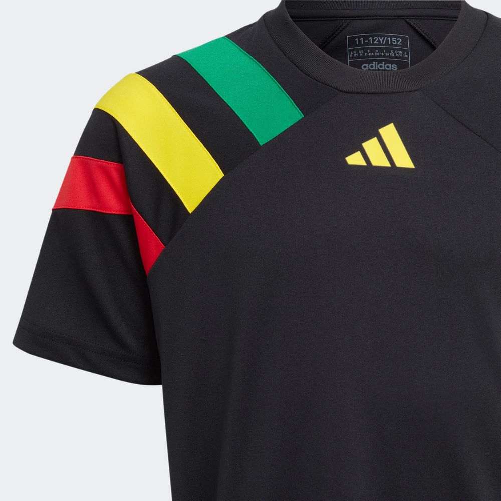 Foto 8 pulgar | Playera Adidas Fortore 23 Negra para Niño
