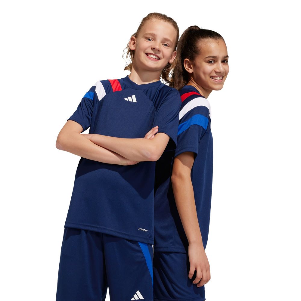 Foto 4 pulgar | Playera Fortore 23 Adidas Azul para Niños