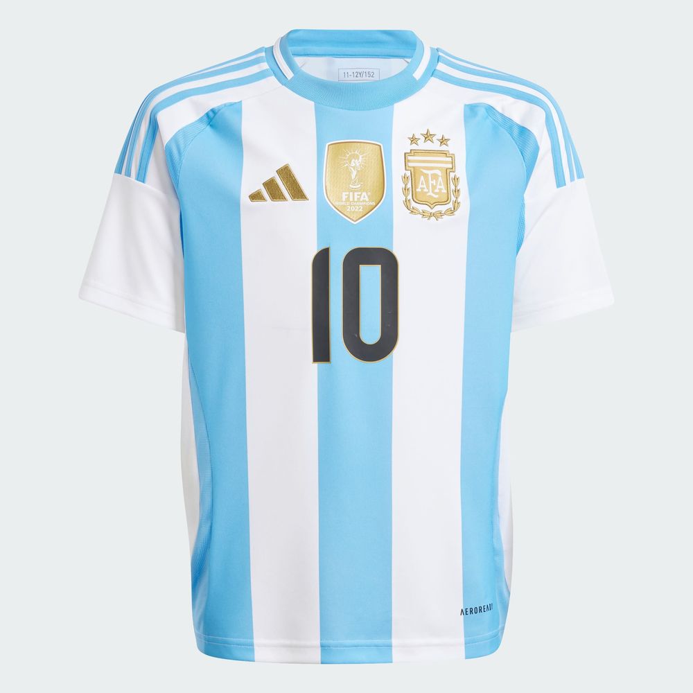 Foto 4 pulgar | Jersey Local Argentina 24 Messi Niños Adidas Blanco Niños