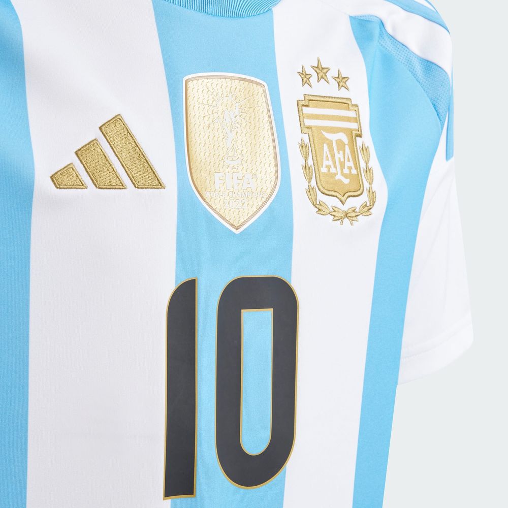 Foto 6 pulgar | Jersey Local Argentina 24 Messi Niños Adidas Blanco Niños